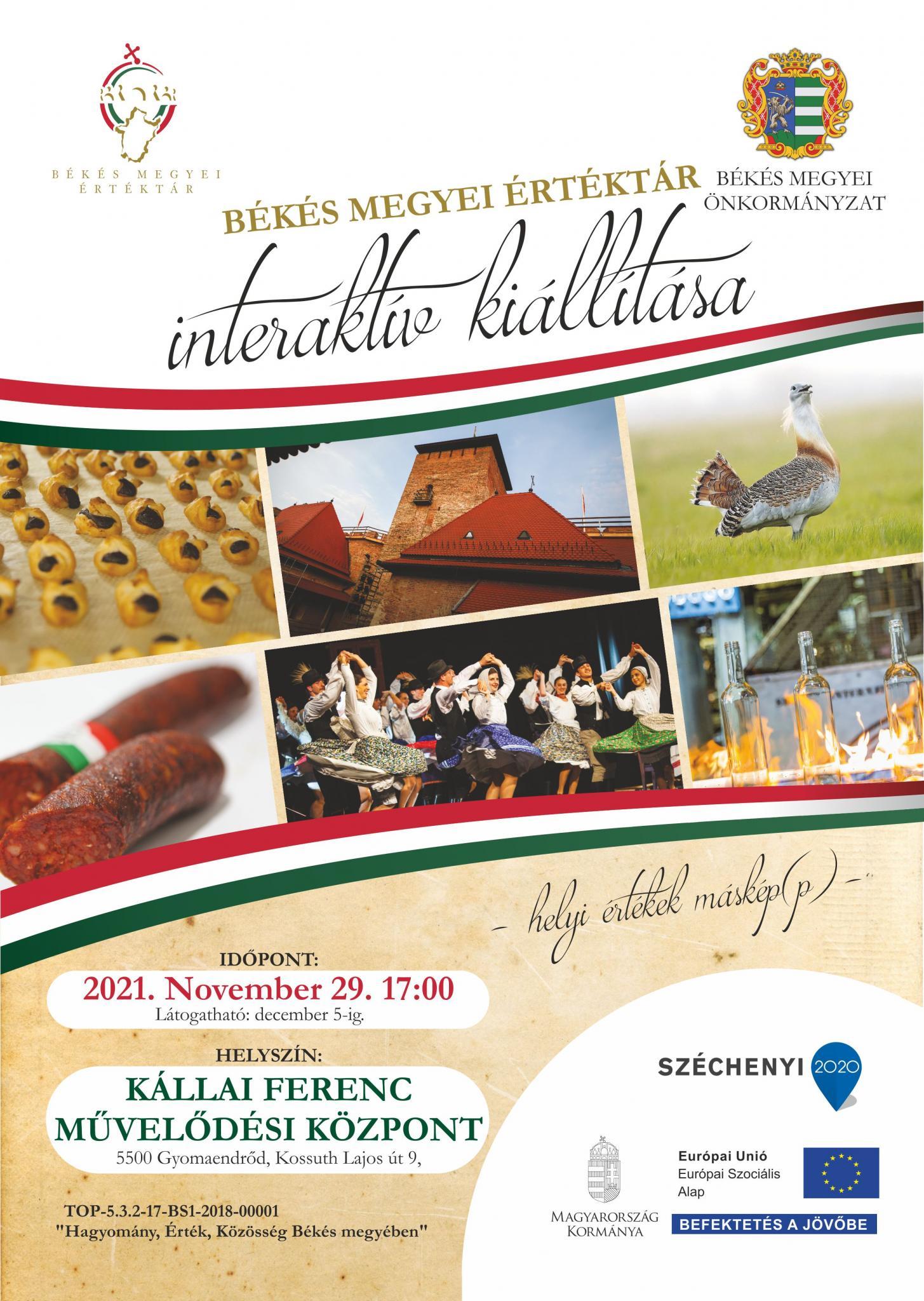 Békés Megyei Értéktár interaktív kiállítása