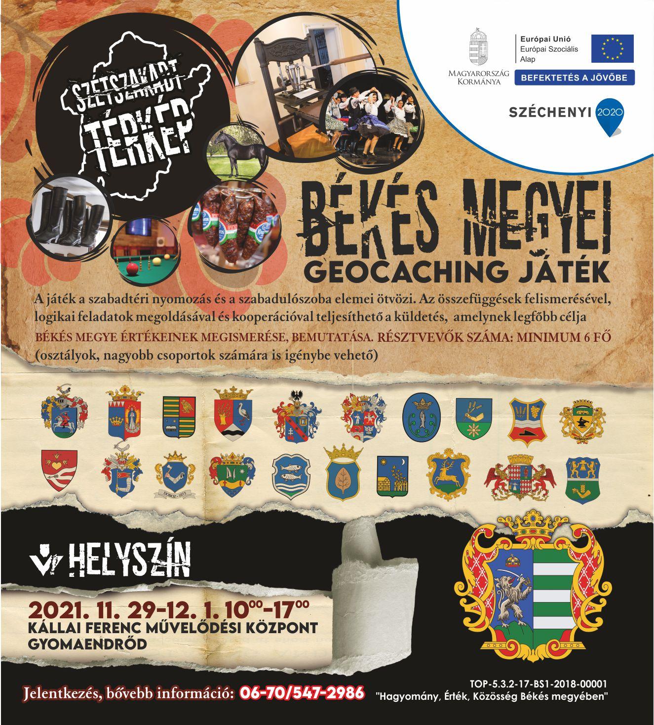 Békés Megyei Geocaching Játék