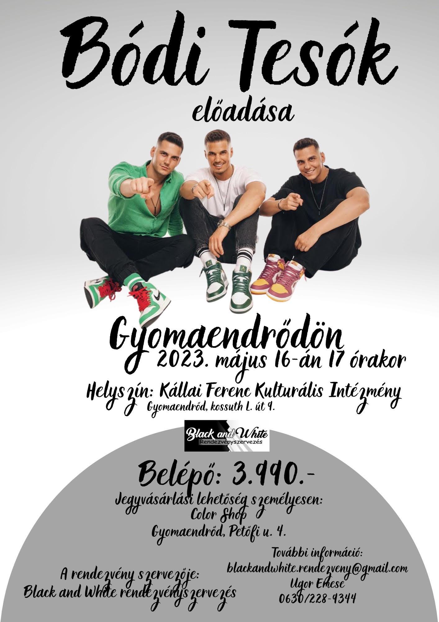 Bódi Tesók előadása