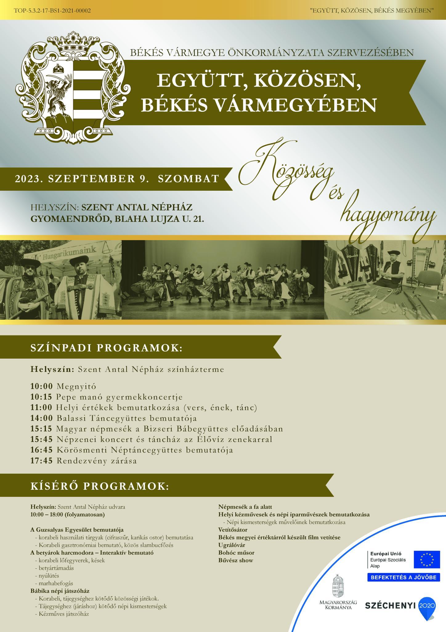 Együtt, Közösen Békés Vármegyében