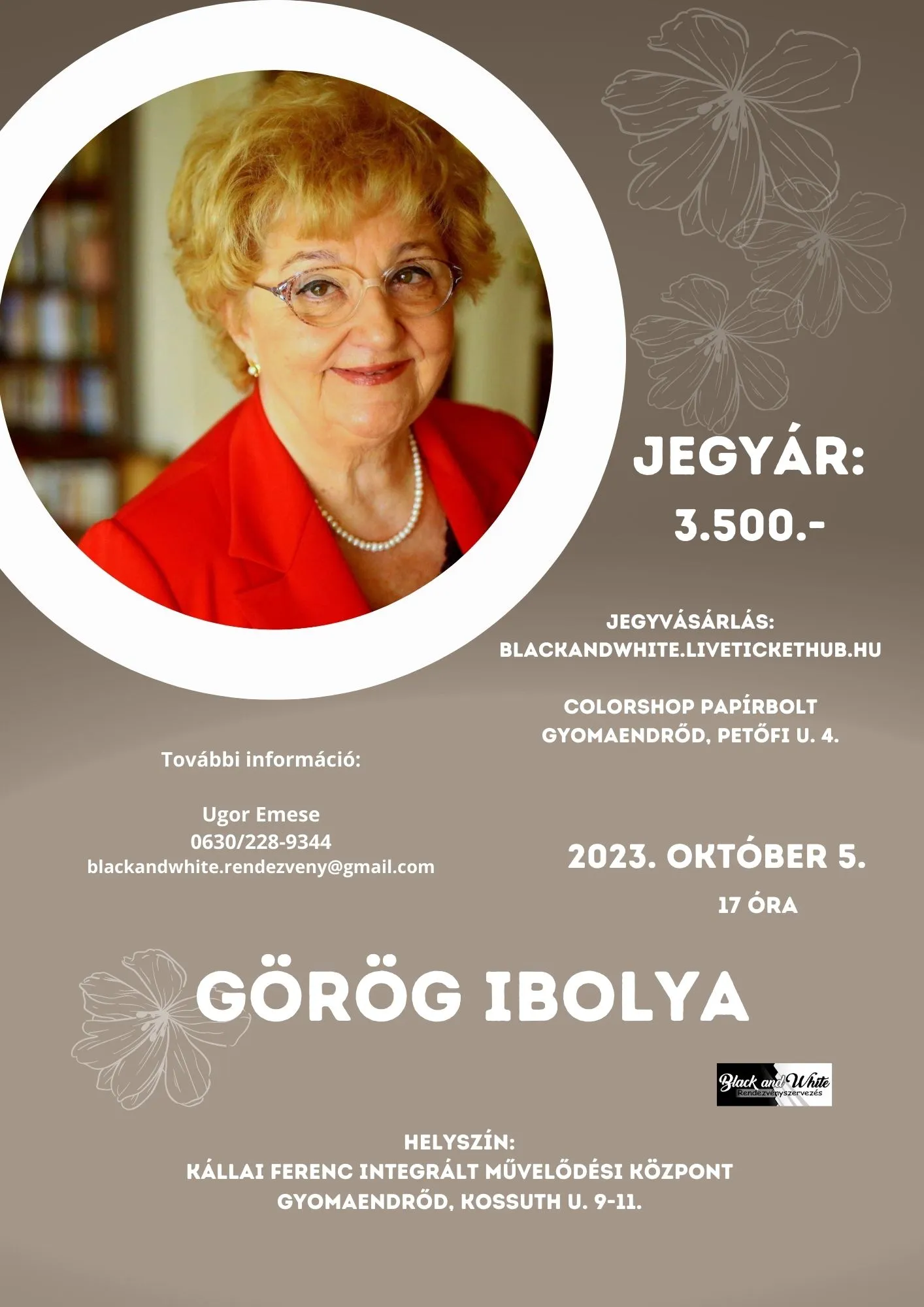 Görög Ibolya protokoll szakértő újra Gyomaendrődön