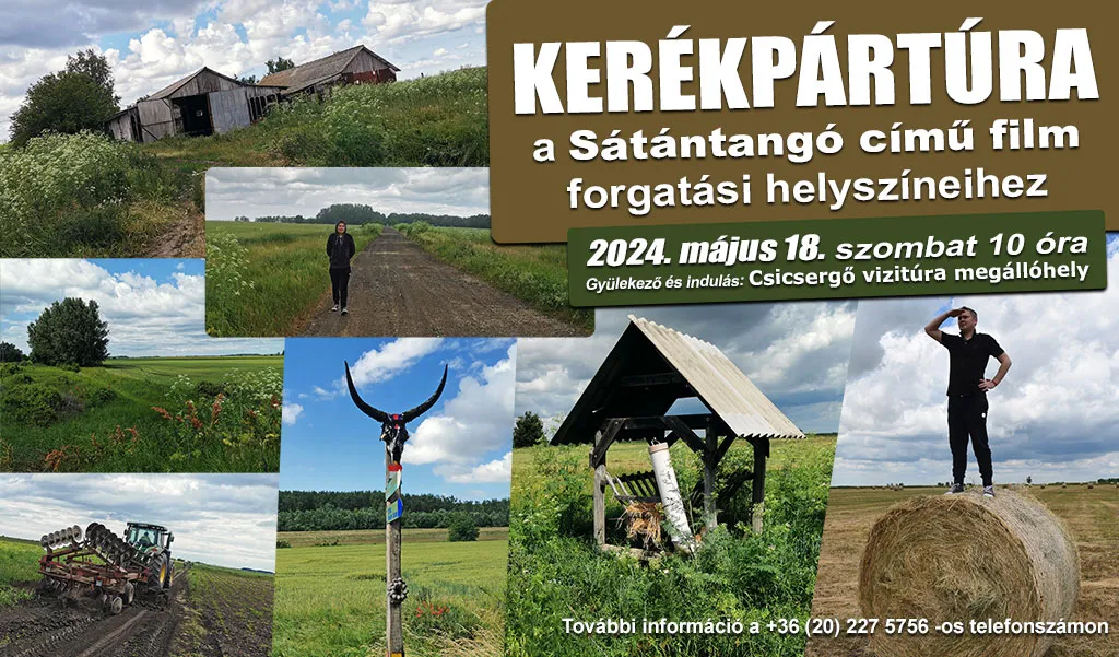 Kerékpártúra a Sátántangó című film forgatási helyszíneihez