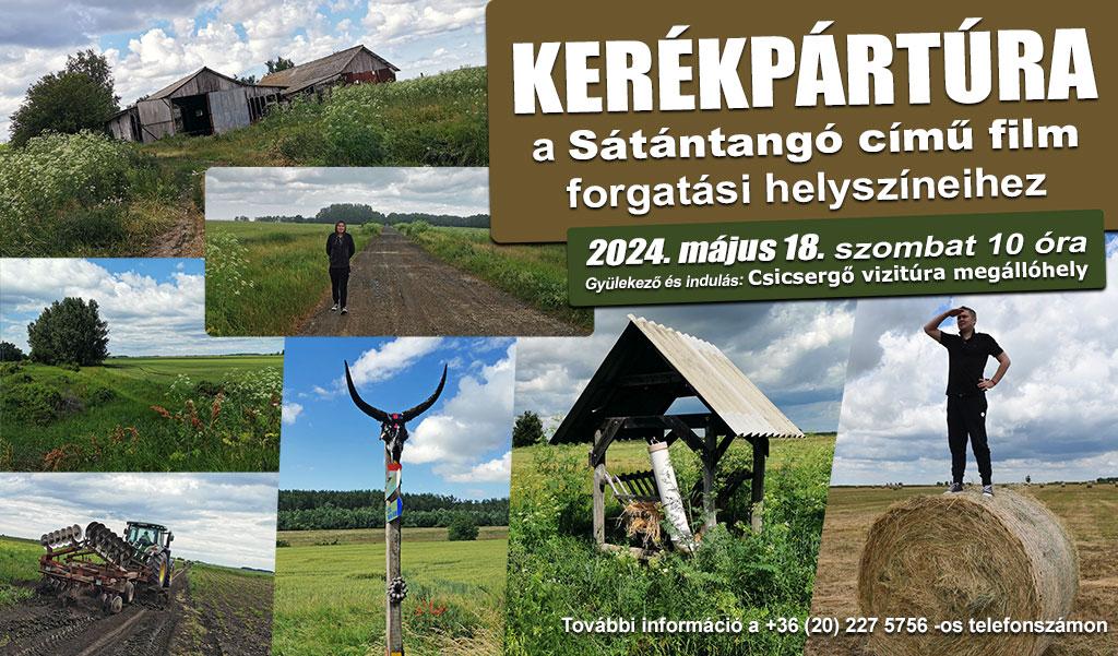 Kerékpártúra a Sátántangó című film forgatási helyszíneihez