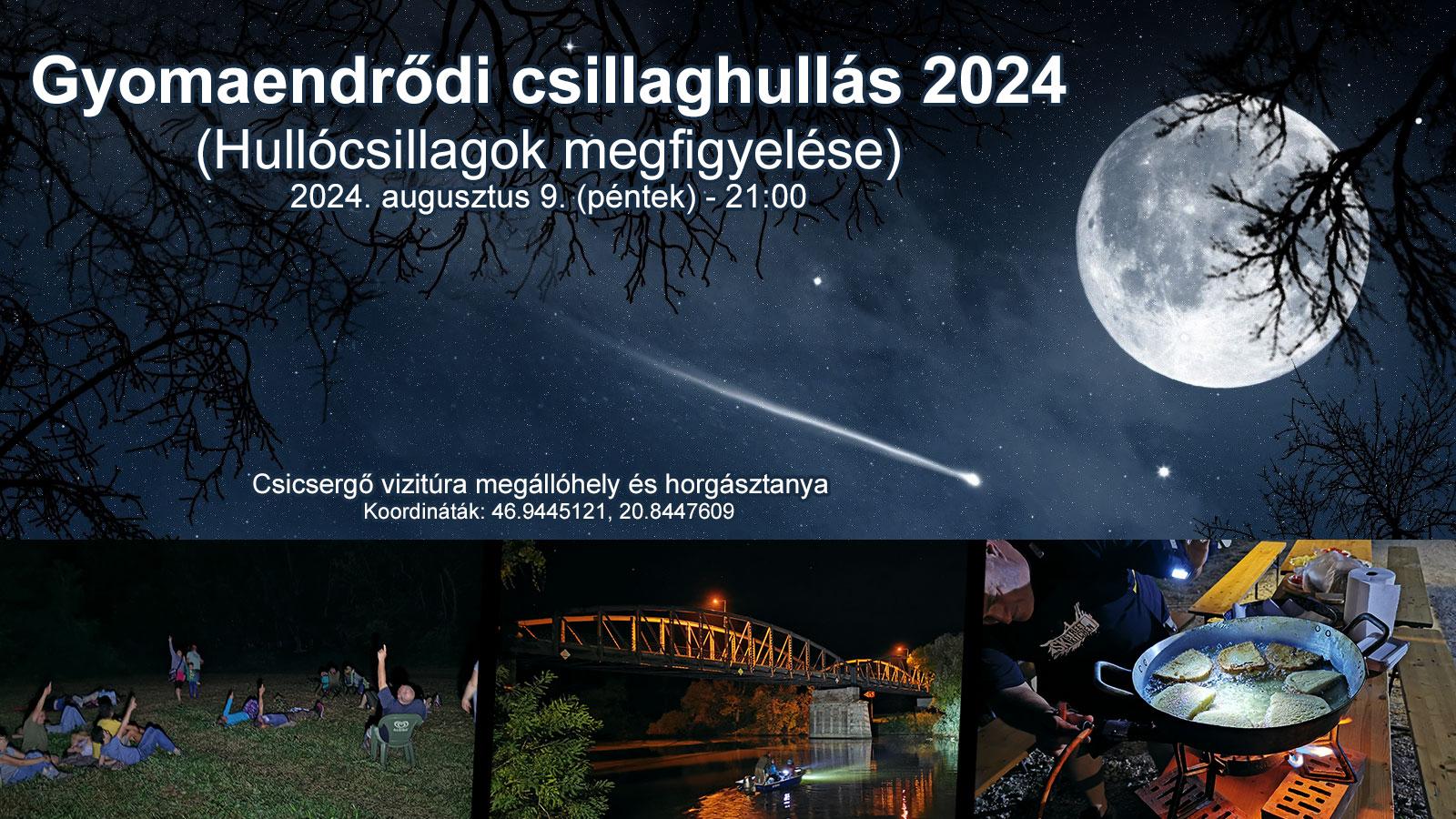 Gyomaendrődi csillaghullás 2024 (Hullócsillagok megfigyelése) Gyomaendrődi csillaghullás 2024 (Hullócsillagok megfigyelése)