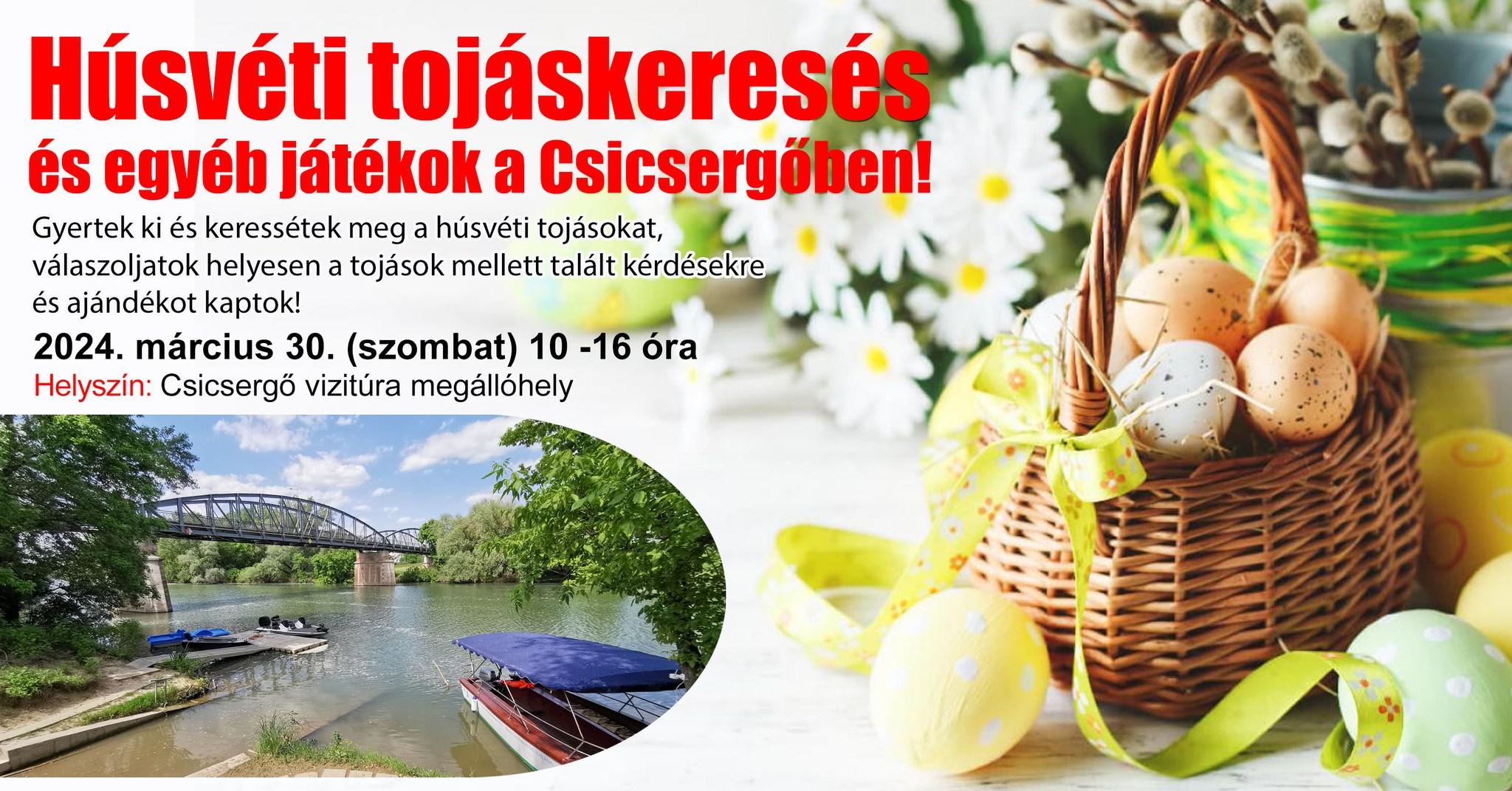 Húsvéti tojáskeresés és egyéb játékok a Csicsergőben!