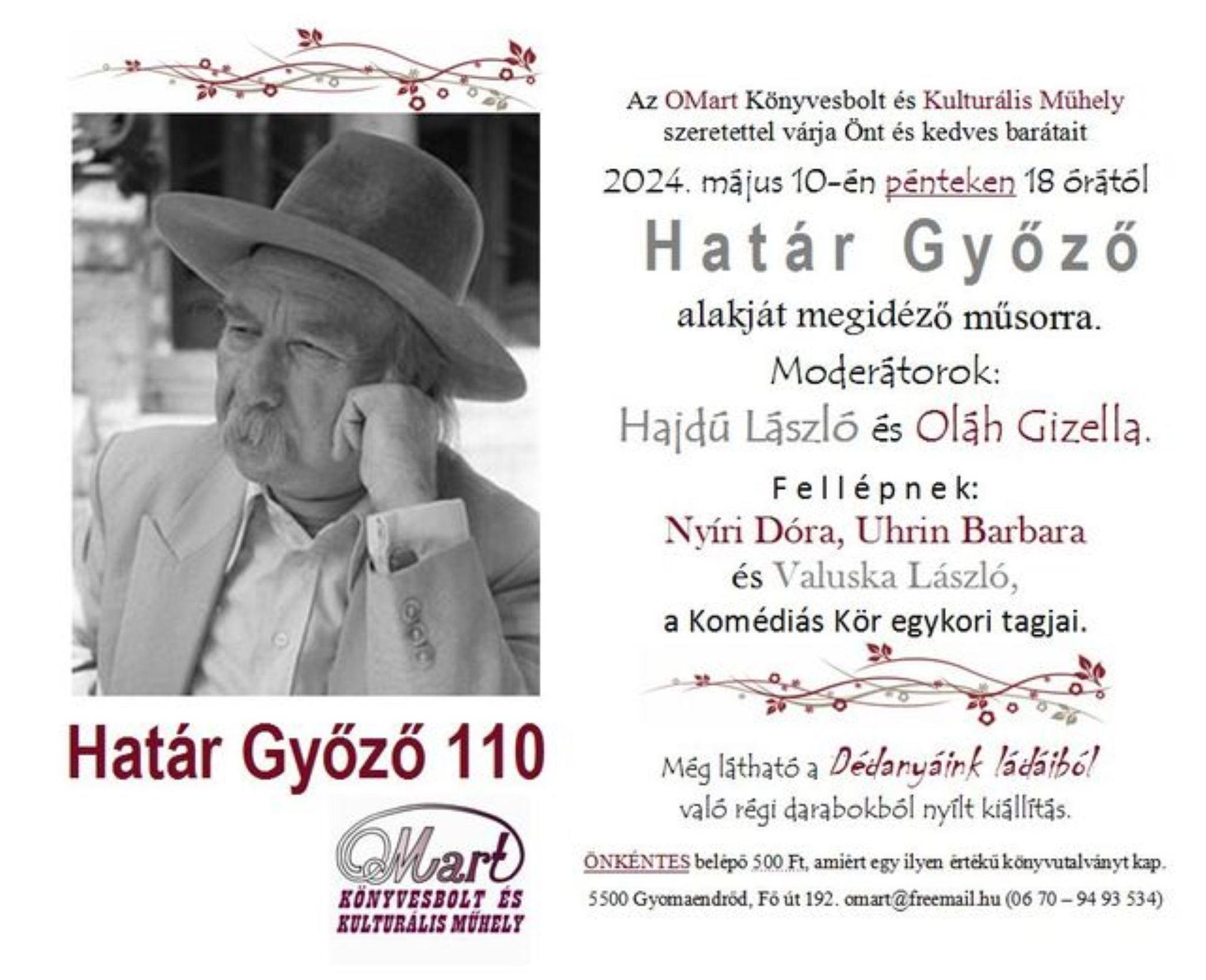 Határ Győző 110