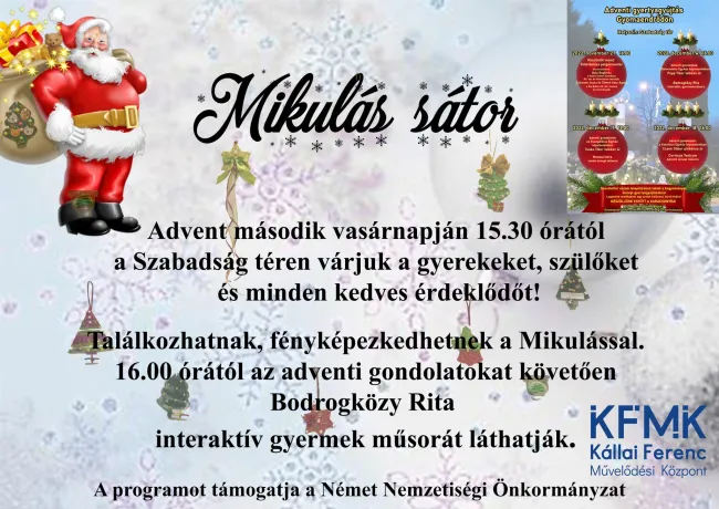 Mikulás sátor