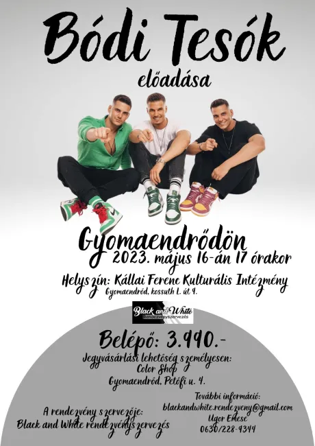 Bódi Tesók előadása