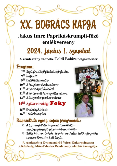 XX. Bogrács Napja Plakát