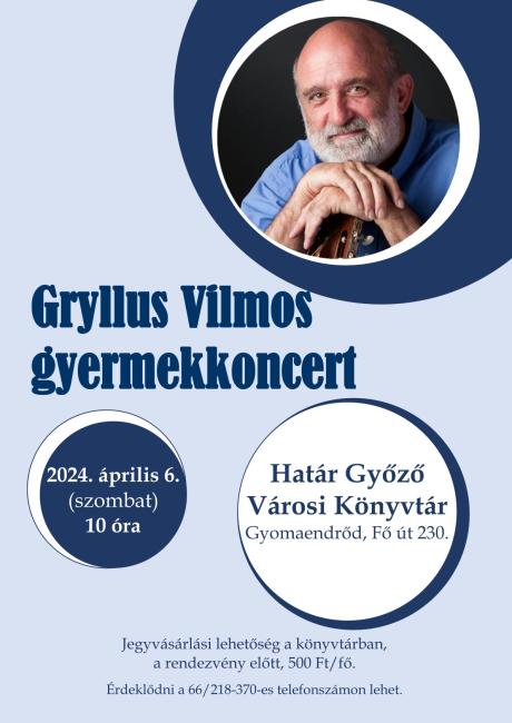 Gryllus Vilmos gyermekkoncert